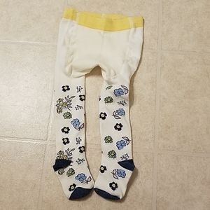 COPY - Laura Ashley White flower tights